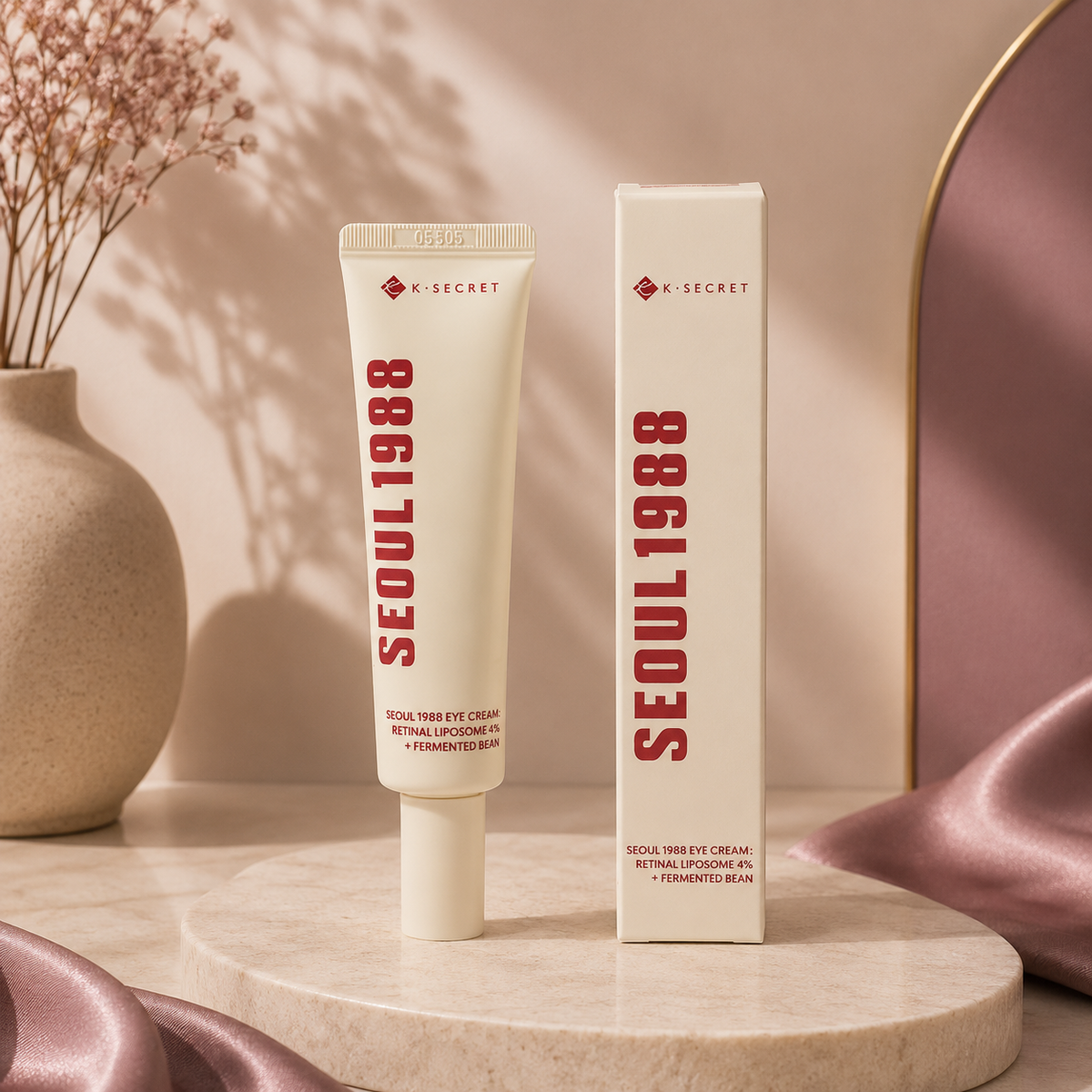 K-Secret Seoul 1988 Eye Cream: Retinal Liposome 4% + Fermented Bean (30 ml)
