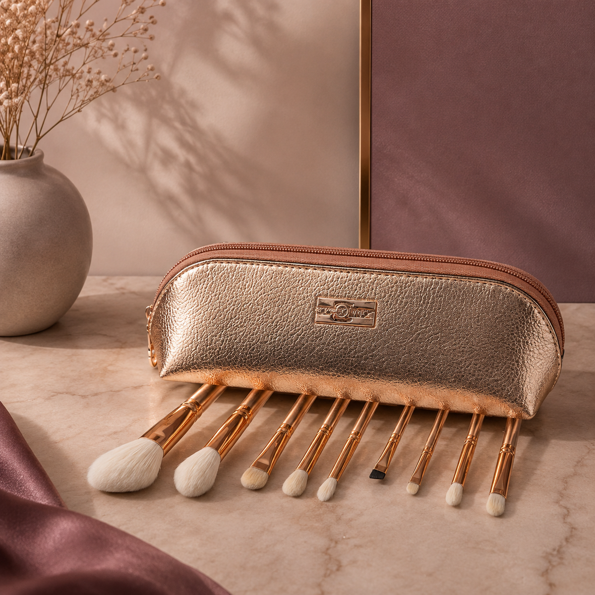 Kit De Brochas Gold X9